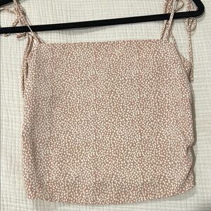 Women's Pink Spotted Top